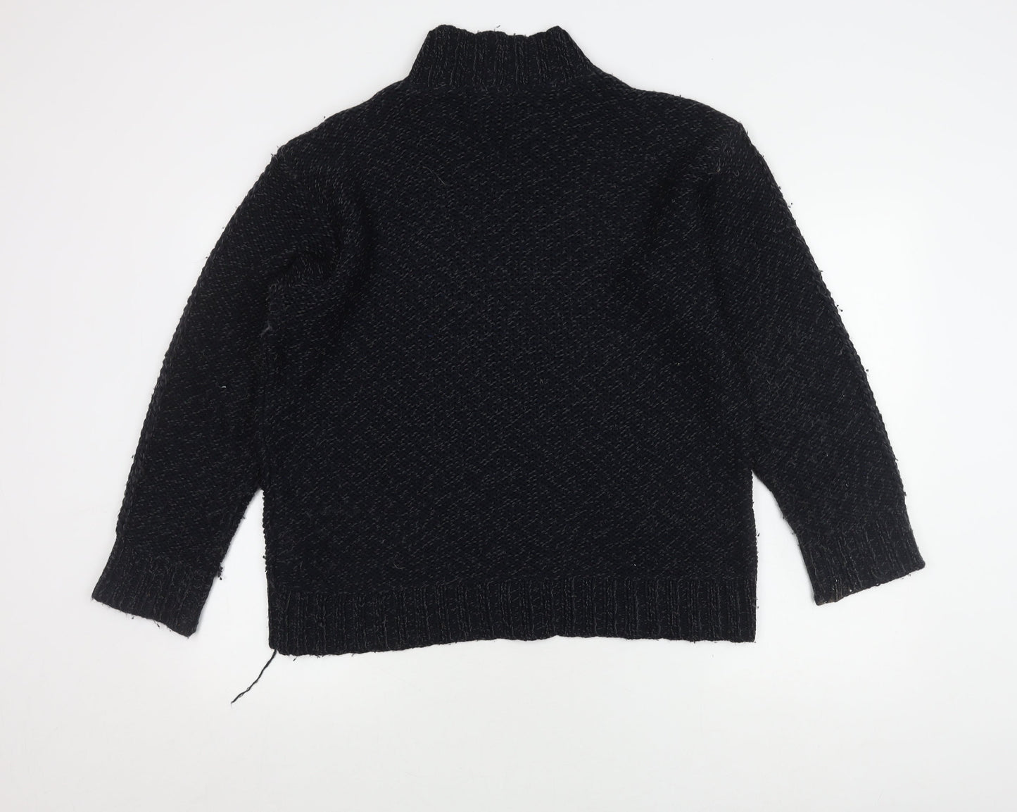 Red Herring Men's Black Knit Pullover Jumper M