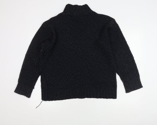 Red Herring Men's Black Knit Pullover Jumper M