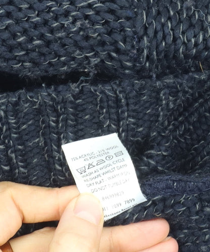 Red Herring Men's Black Knit Pullover Jumper M