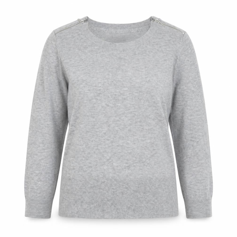 Womens UK Size 12 Red Herring Grey Pullover Jumper