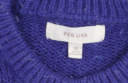 Womens UK Size 12 Per Una Multicoloured Pullover Jumper