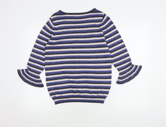 Bonmarché Women's Multicoloured Striped Pullover Jumper