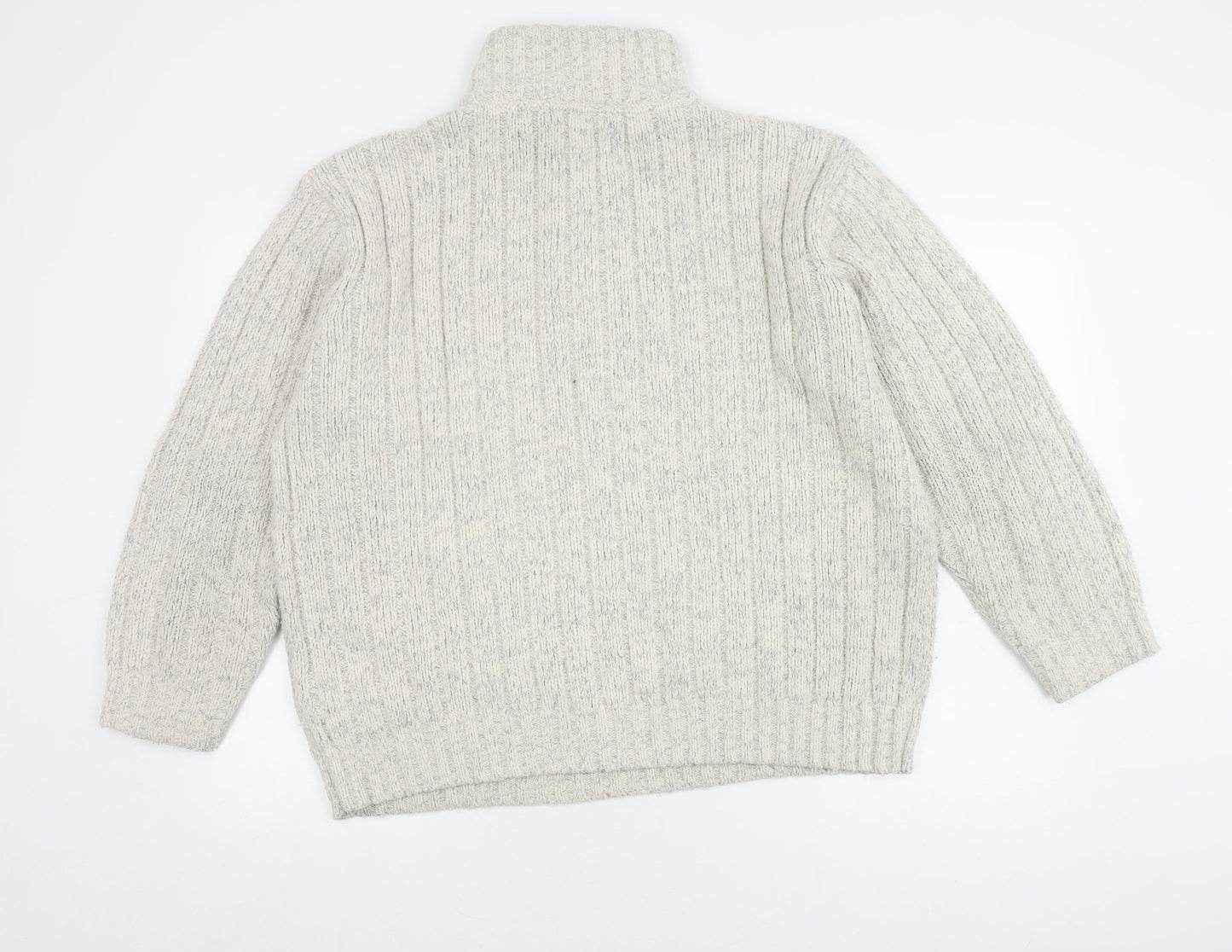 Marks and Spencer Men's XL Grey Full Zip Jumper