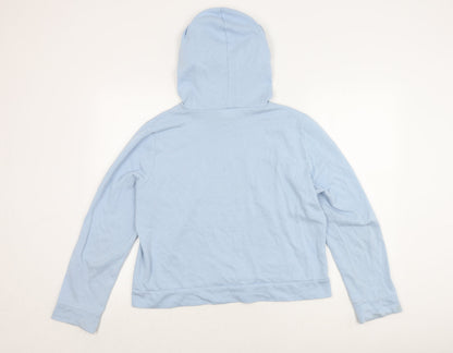 Victoria's Secret Women’s Blue Hoodie Size L Sequin Detail