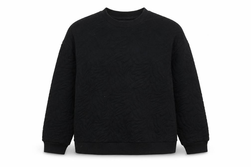 Womens UK Size 14 Marks and Spencer Black Pullover Sweatshirt