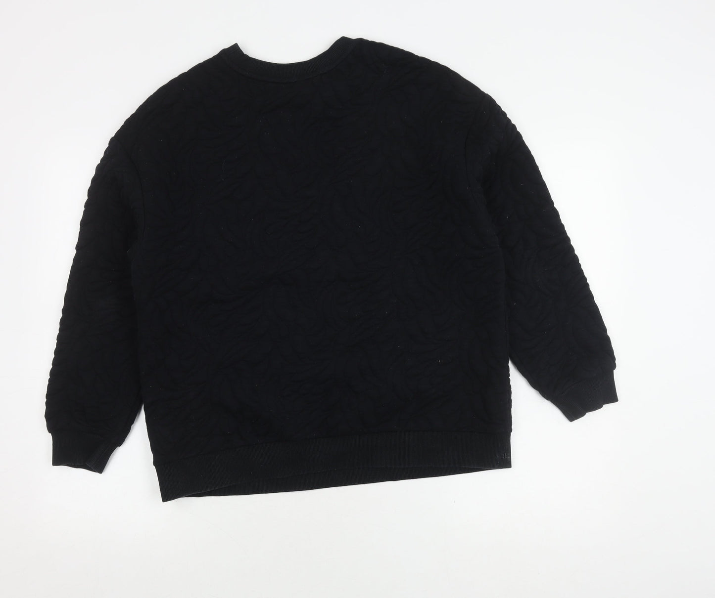 Womens UK Size 14 Marks and Spencer Black Pullover Sweatshirt