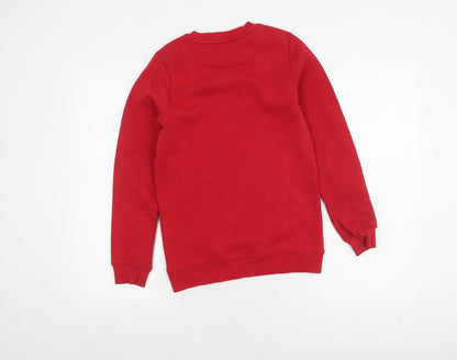 Nintendo Boys Red Pullover Sweatshirt 11-12 Years Christmas Style