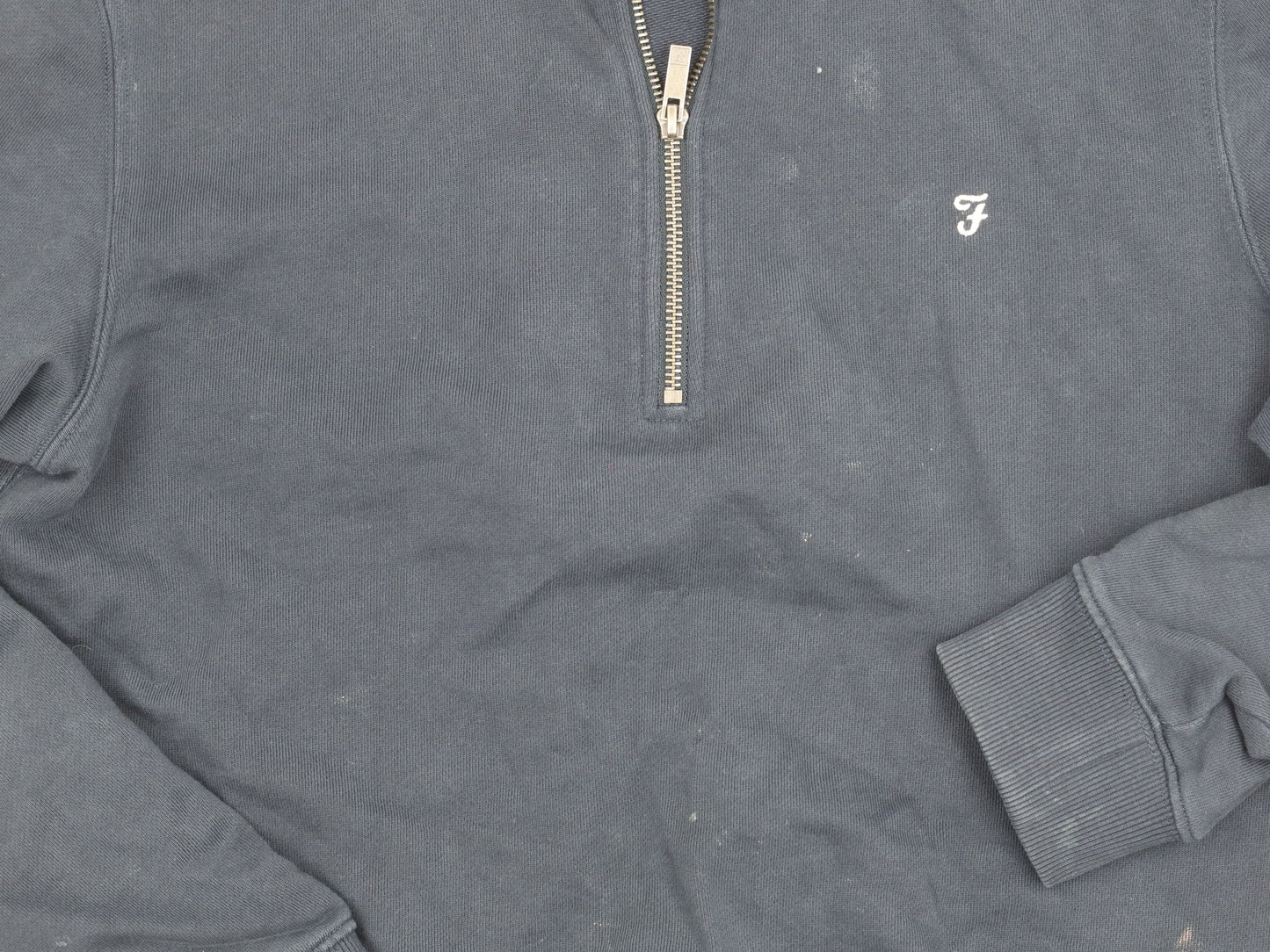 Mens UK Size M Farah Blue Pullover Sweatshirt