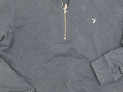 Mens UK Size M Farah Blue Pullover Sweatshirt