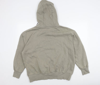Mens UK Size M Nike Beige Pullover Hoodie