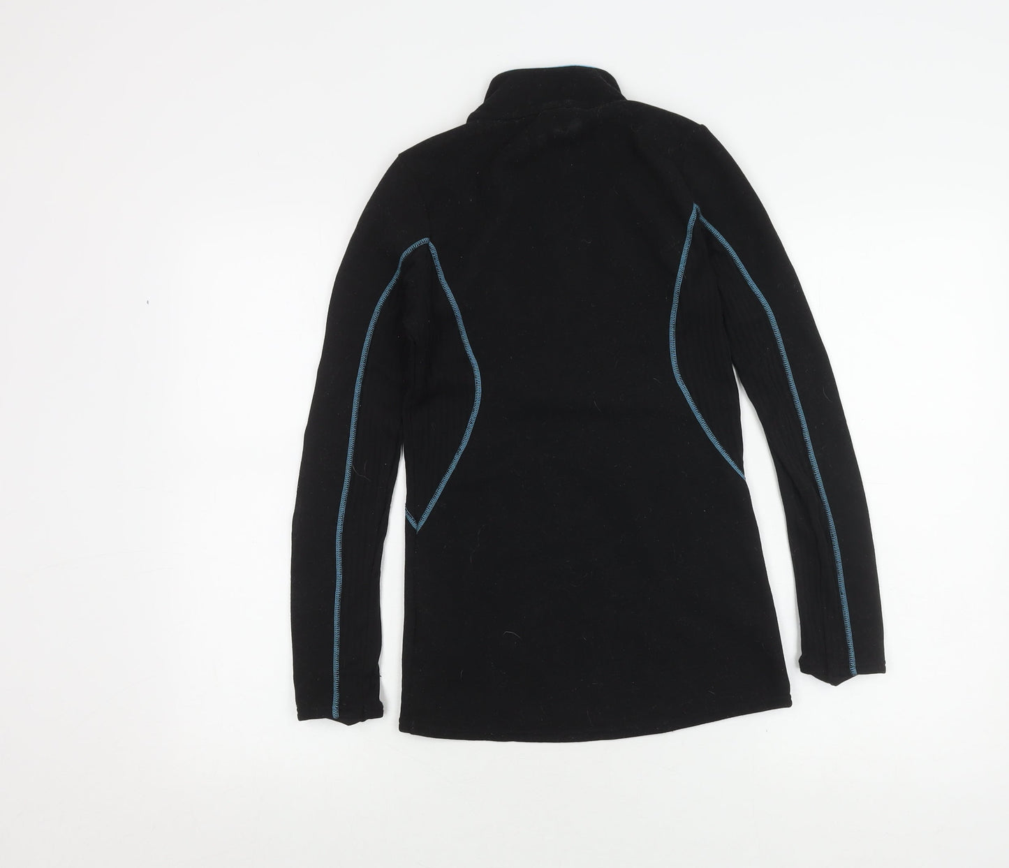Oxylane Women's Black XS Lightweight Zip Sweatshirt
