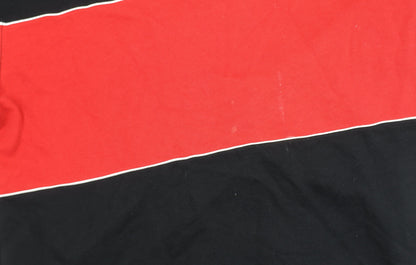 Topman Men's Black Red Pullover Sweatshirt M