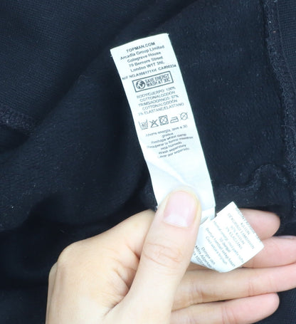 Topman Men's Black Red Pullover Sweatshirt M