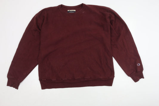 Mens UK Size XL Champion Red Pullover Sweatshirt