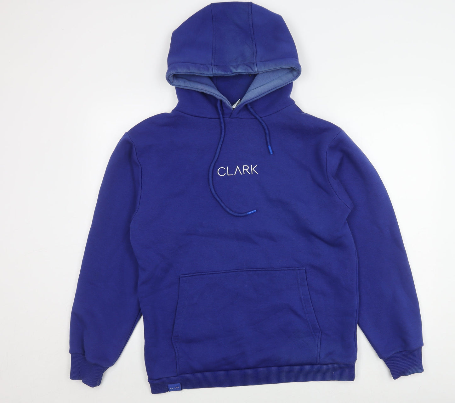 mula. Men's Blue Hoodie M Pullover with Logo