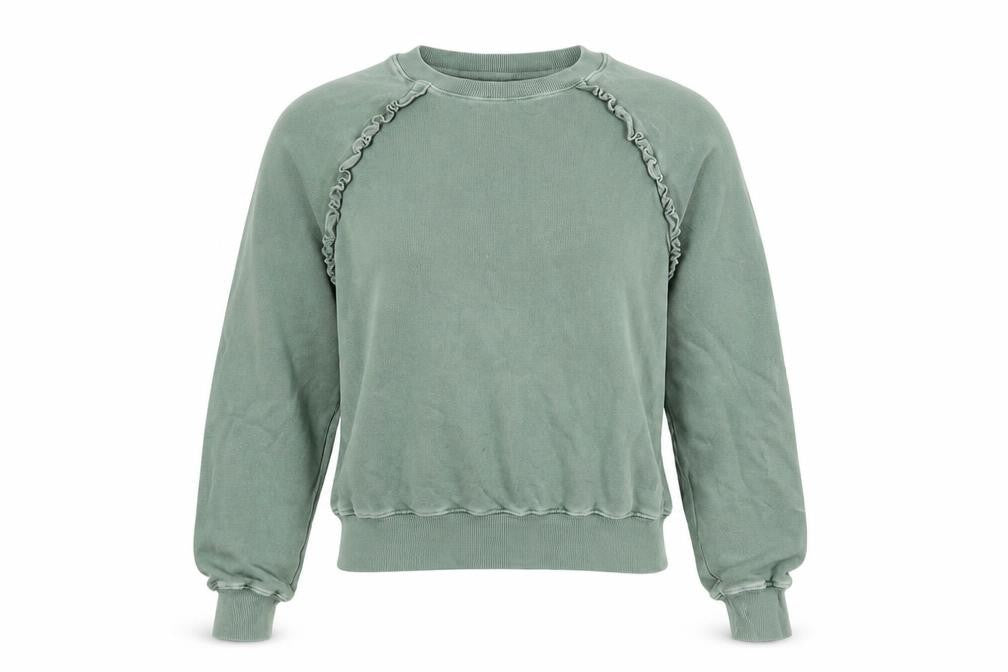 Womens UK Size S Hush Green Pullover Jumper