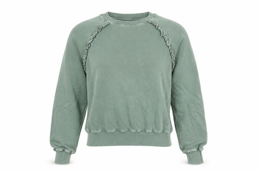 Womens UK Size S Hush Green Pullover Jumper