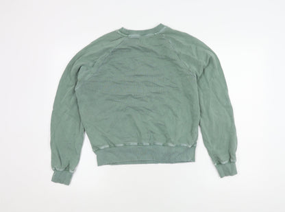 Hush Women's S Green Pullover Jumper, Crew Neck