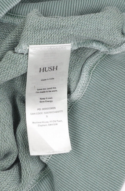 Hush Women's S Green Pullover Jumper, Crew Neck