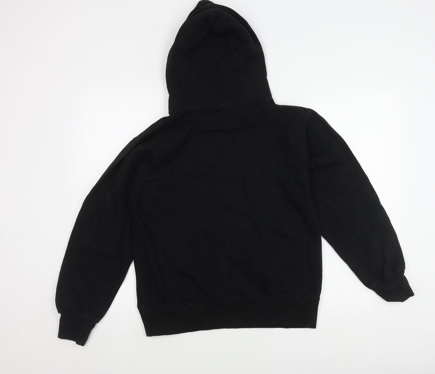 Bravado Black Cartoon Hoodie, Small, Unisex Pullover