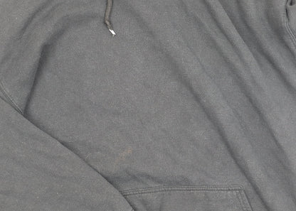 Mens UK Size M boohooMAN Black Pullover Hoodie