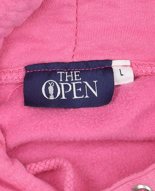 The Open Pink Unisex Hoodie L Graphic Print