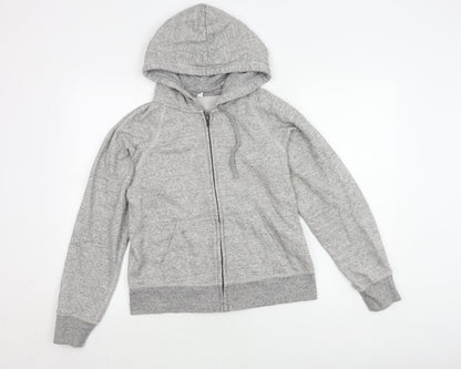 Uniqlo Women’s Grey Hooded Zip Jacket Size M