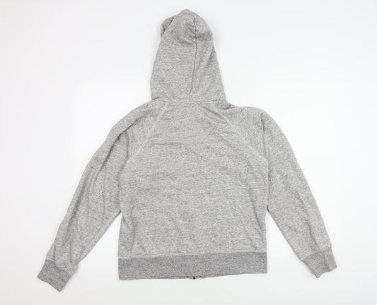 Uniqlo Women’s Grey Hooded Zip Jacket Size M