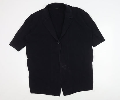 COS Women's Black Mid-Length Coat Size M