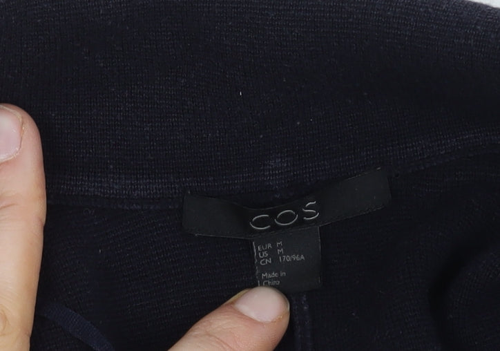 COS Women's Black Mid-Length Coat Size M