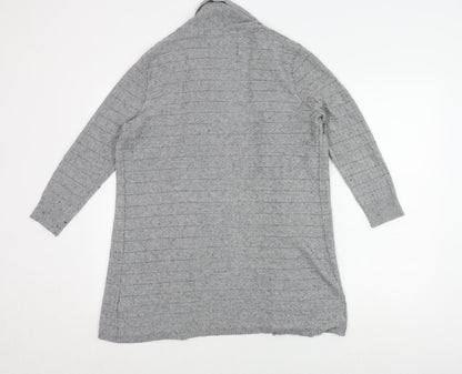 Womens UK Size 16 Maine New England Grey Cardigan Jumper