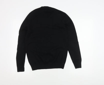 Next Men's Black S Pullover Jumper Crew Neck
