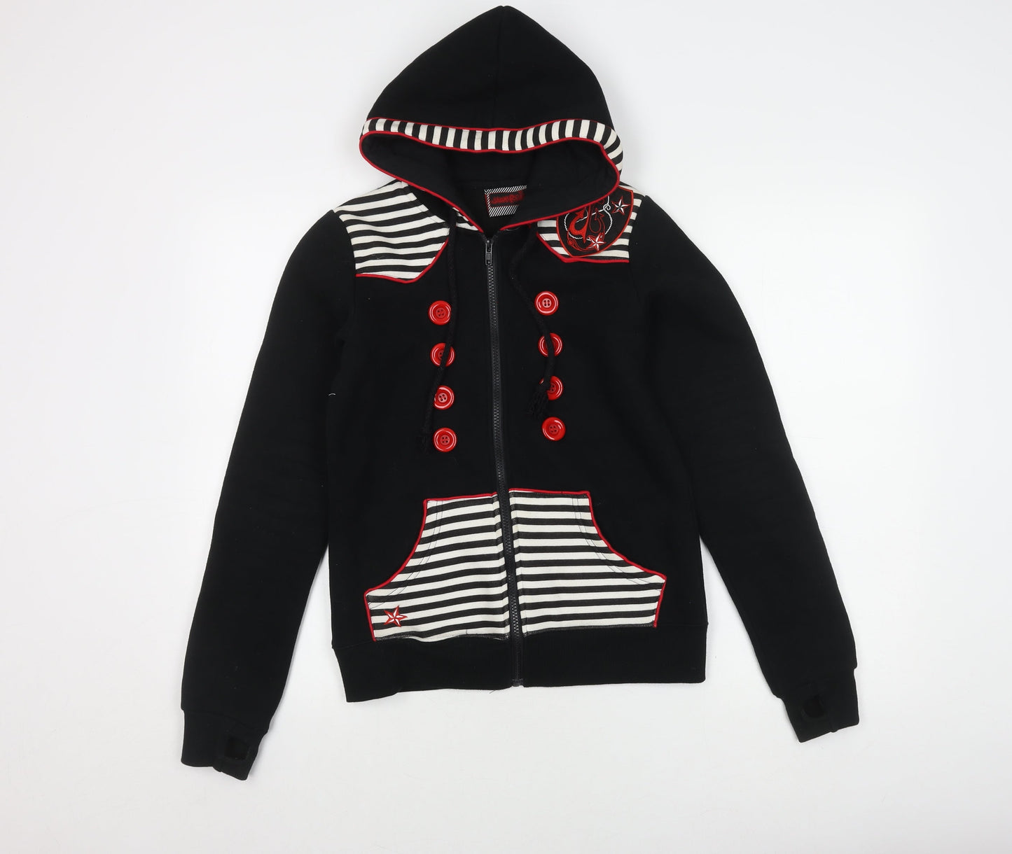Jawbreaker Women's Black Jacket S Hooded Casual
