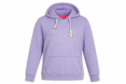 Womens UK Size L Superdry Purple Pullover Hoodie