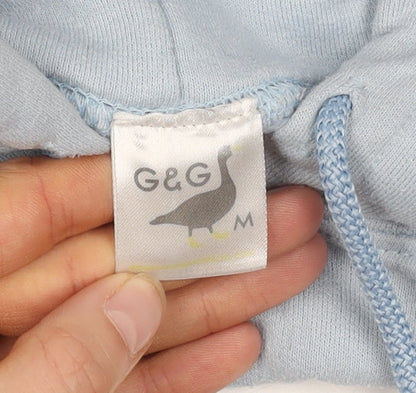 G&G Blue Pullover Hoodie M Unisex Casual Wear