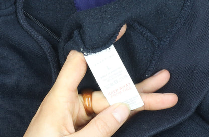 BadRhino Men's Black Hooded Casual Jacket L