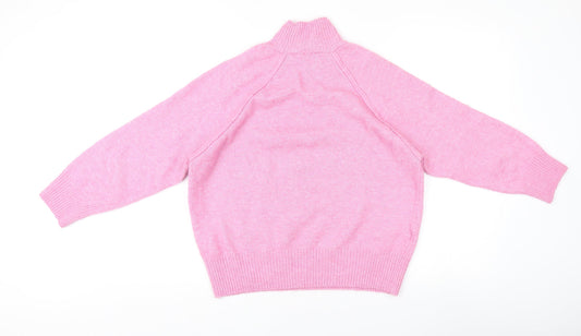 Womens UK Size XS MNG Pink Pullover Jumper
