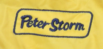 Womens UK Size L Peter Storm Yellow Rain Coat