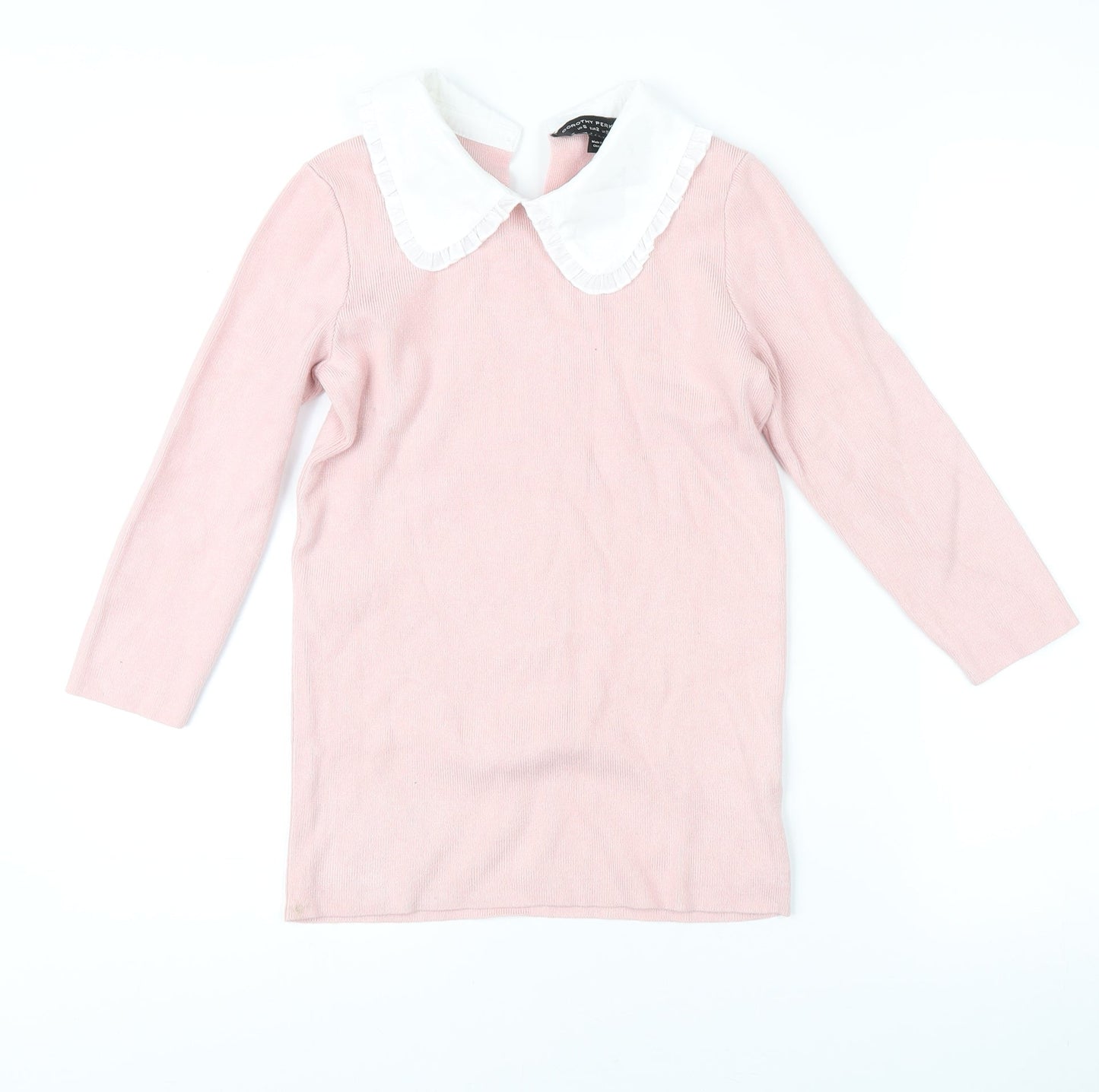 Womens UK Size S Dorothy Perkins Pink Tunic Jumper