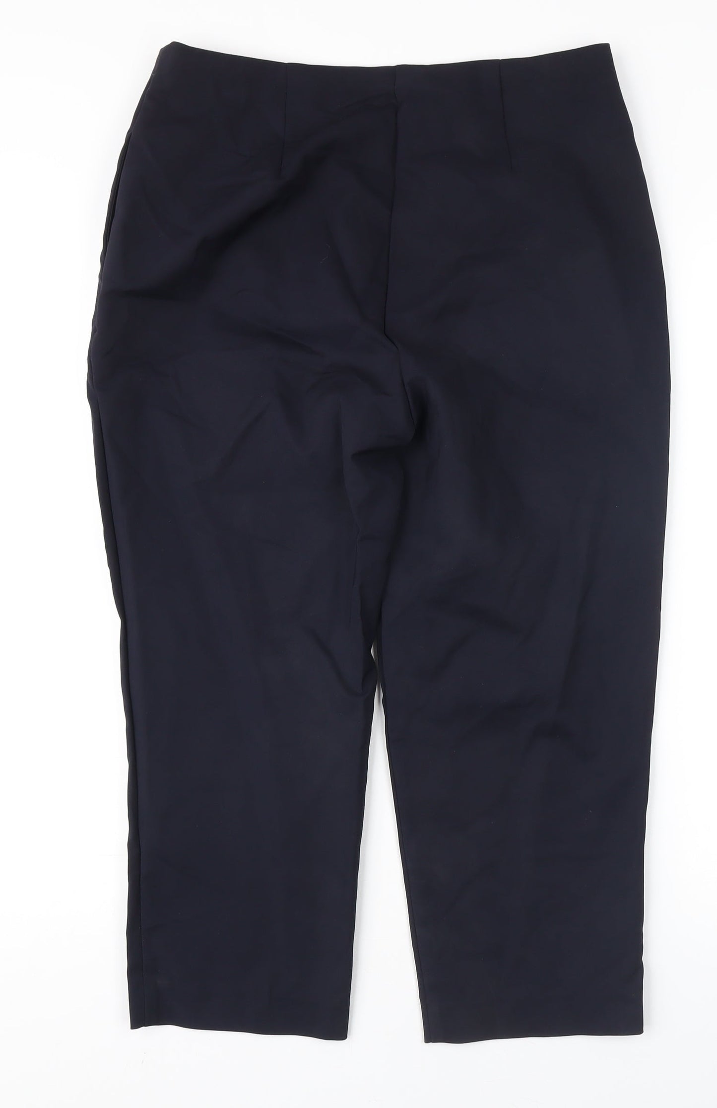 Womens UK Size 14 Marks and Spencer Regular Fit Business Casual Black Trousers