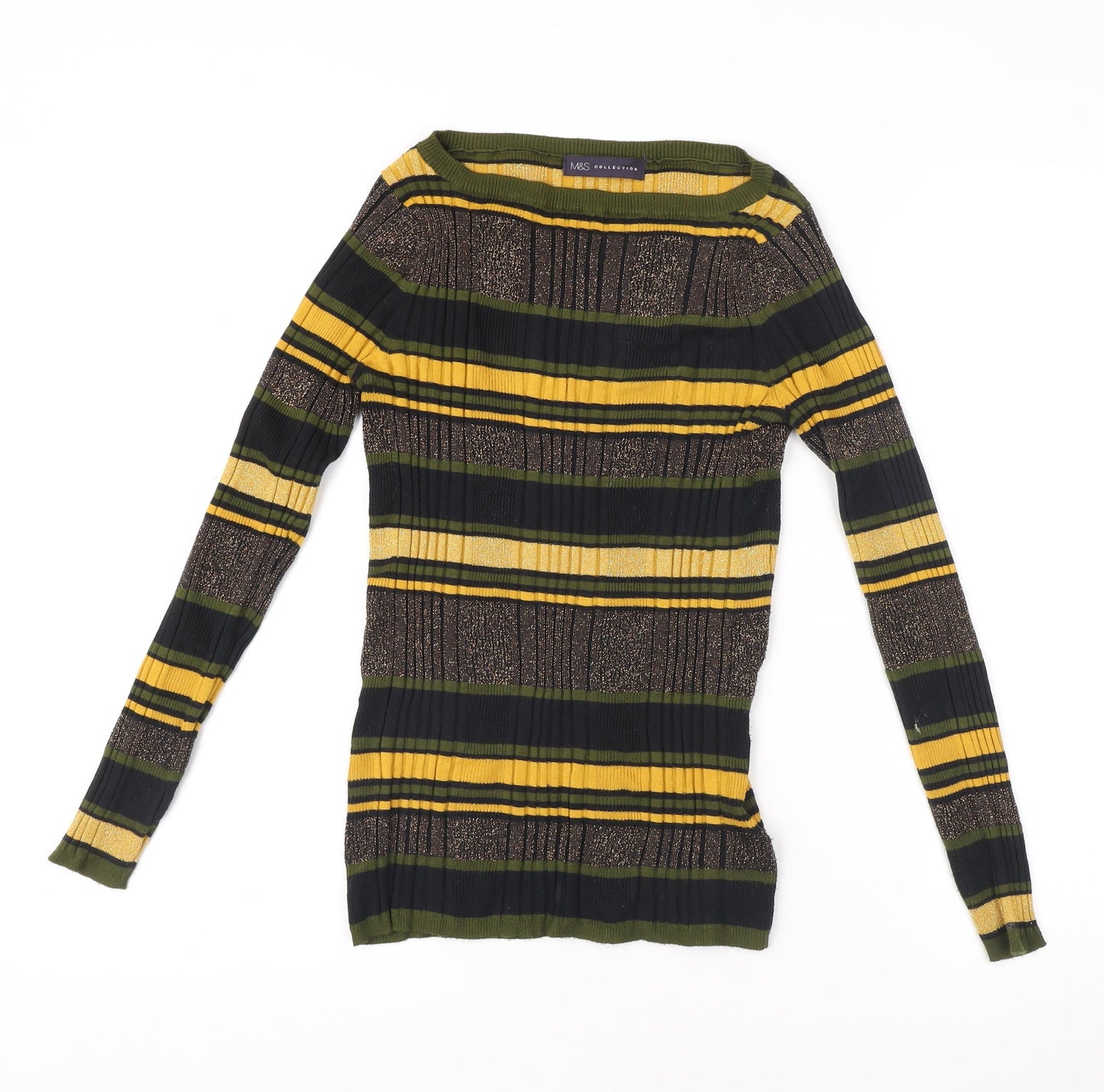 Womens UK Size 10 Marks and Spencer Multicoloured Pullover Jumper