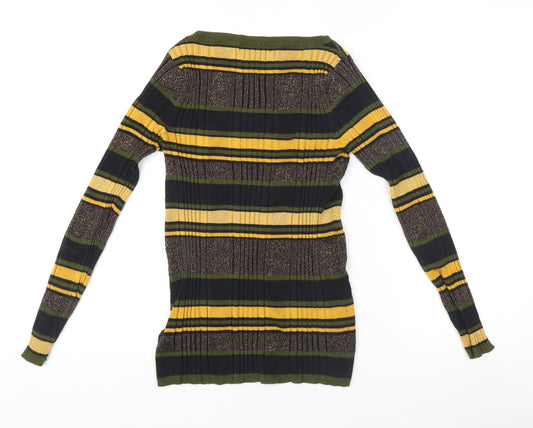 Womens UK Size 10 Marks and Spencer Multicoloured Pullover Jumper