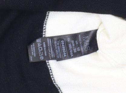 Womens UK Size 10 Marks and Spencer Black  Jumper