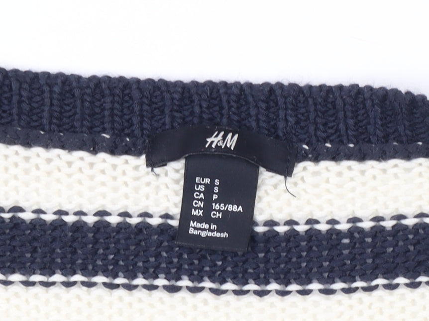 Womens UK Size S H&M Multicoloured Pullover Jumper