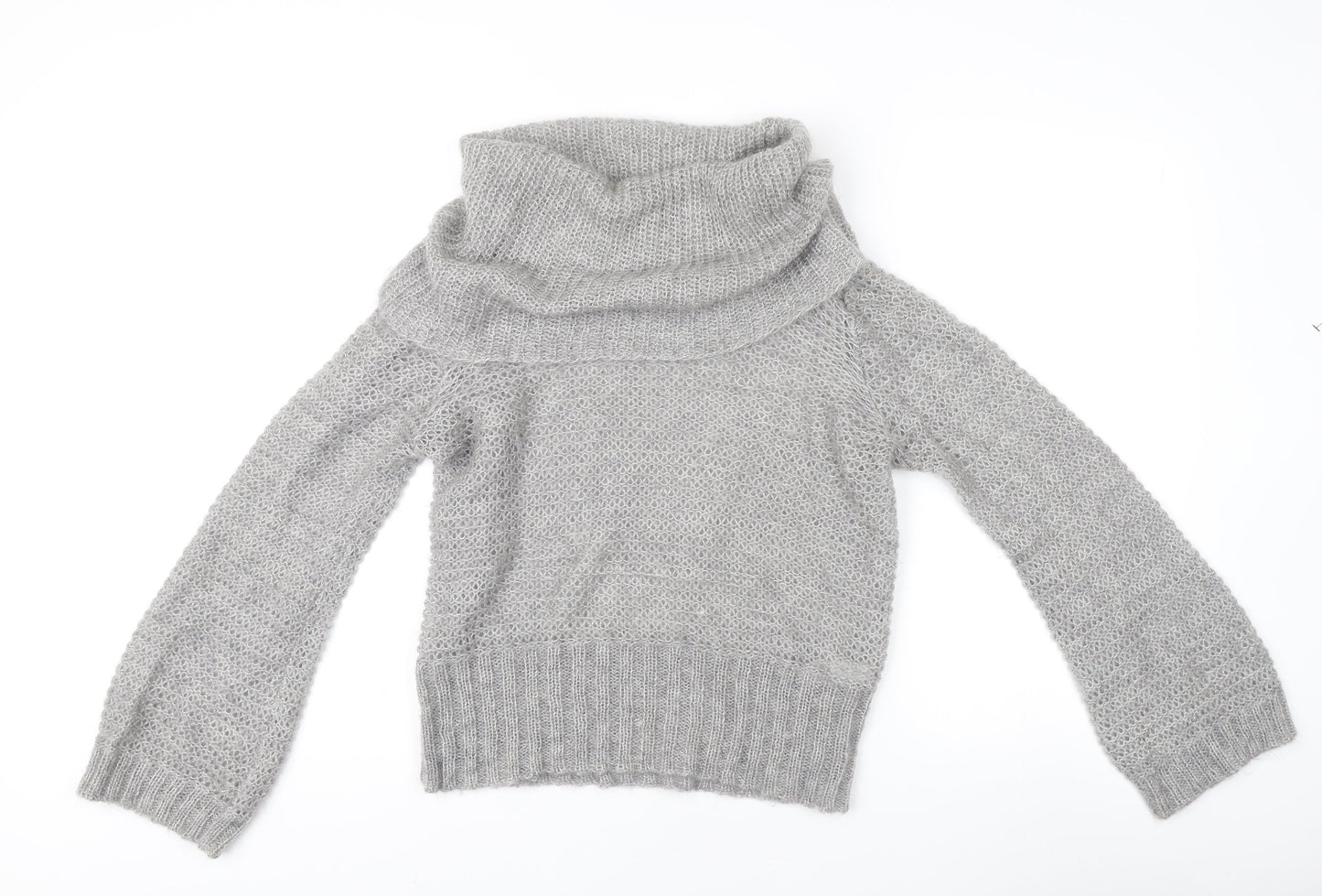 Womens UK Size M Marks and Spencer Grey Pullover Jumper