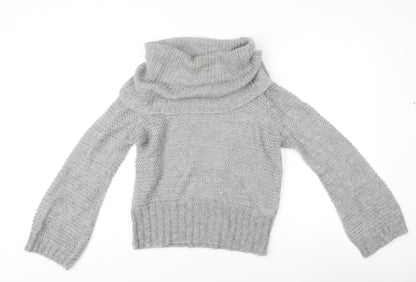 Womens UK Size M Marks and Spencer Grey Pullover Jumper