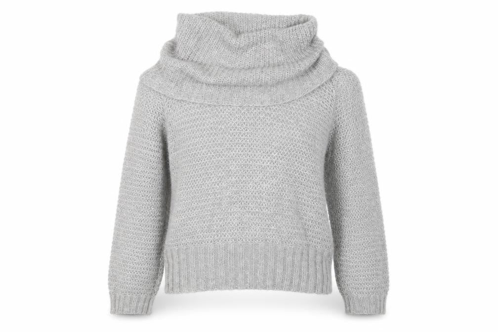 Womens UK Size M Marks and Spencer Grey Pullover Jumper