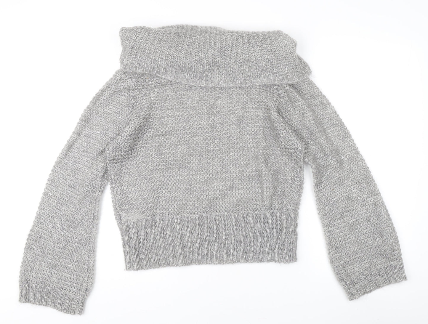 Womens UK Size M Marks and Spencer Grey Pullover Jumper