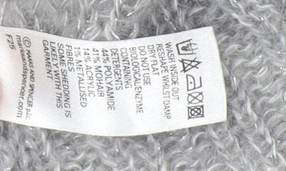 Womens UK Size M Marks and Spencer Grey Pullover Jumper