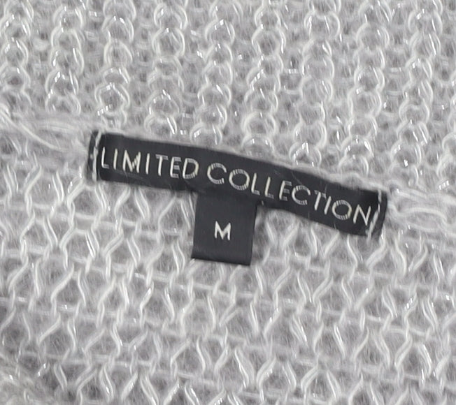 Womens UK Size M Marks and Spencer Grey Pullover Jumper